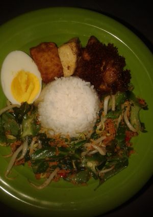 Foto resep Nasi urap