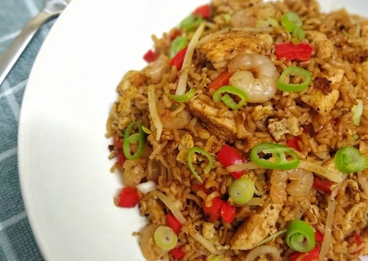 Steps to Make Homemade Chilli & Ginger Special Fried Rice (Konjac)