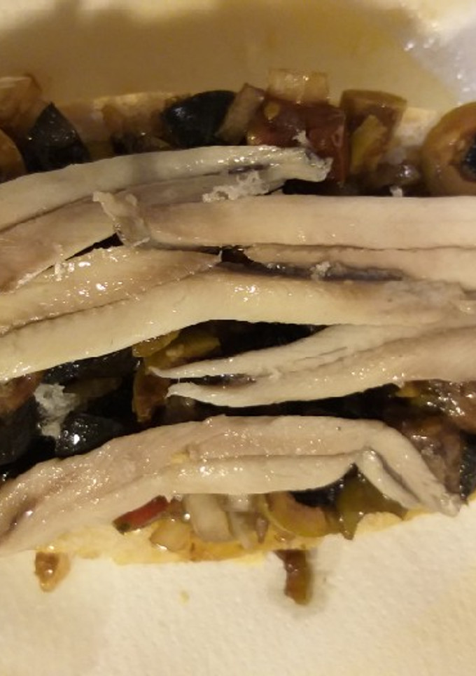Una foto de Tostadas o bocata de aprovechamiento