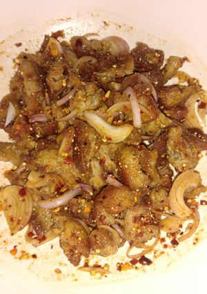 รูปของ ก้อยเป็ดย่าง (Thai Spicy Grilled Duck Salad with Toasted Rice)