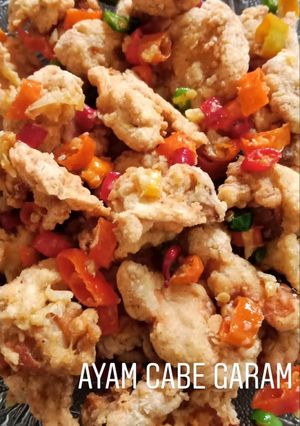 Foto resep Ayam cabe garam