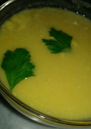 صورة لوصفة شوربة عدس مجروش