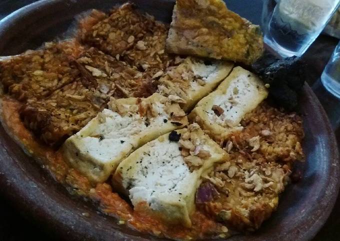 Resep bikin Tahoe tempe penyet yang nagih banget