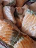 Salmón en salsa de naranja