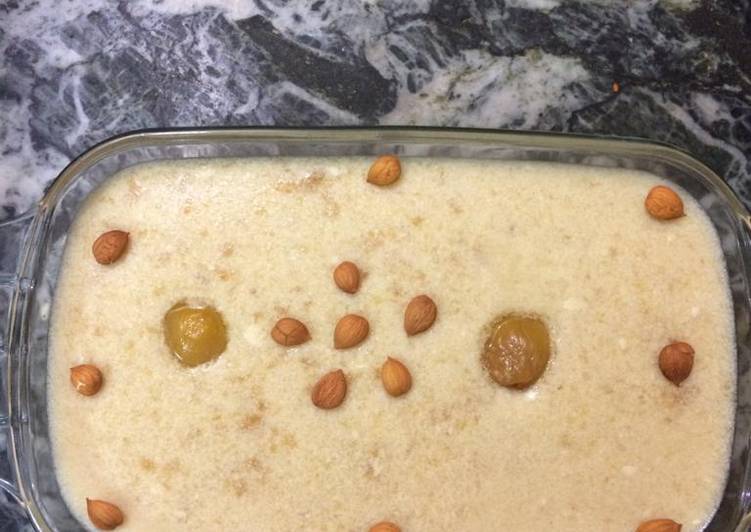 Dry apricot pudding