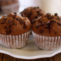 A picture of Double Chocolate Muffins.