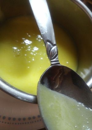 A picture of Lime Curd.