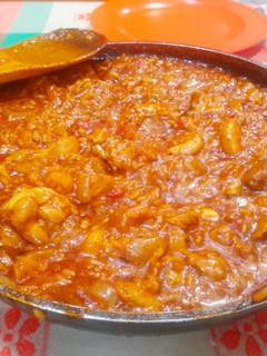 Una foto de Jambalaya criolla
