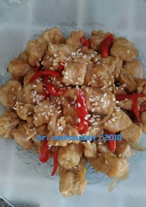 Foto resep Tahu wijen saus teriyaki