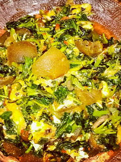 A picture of Vegetable soup....Efo riro🥵.