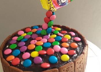 How To Prepare Recipe Gems Chocolate Cake for kids  Atta fruit and nut cake Very Delicious