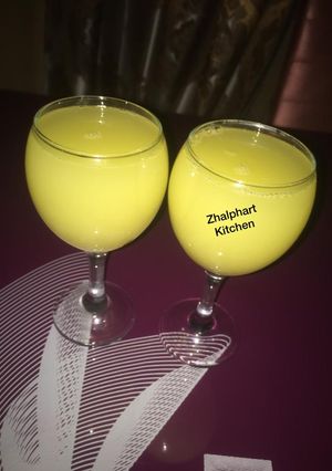Lemon abarba da danyar citta ainihin hoton girkin