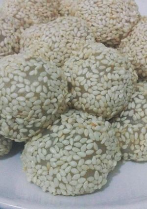 Foto resep Mochi Wijen isi Kacang