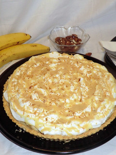 Banoffi banánpite recept fotója