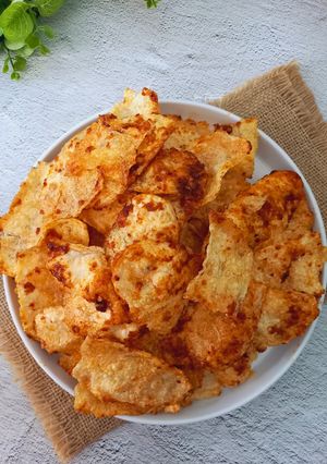 Foto resep Balado keripik singkong pedas manis (keripik tette)