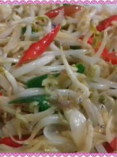 Foto resep Tumis toge ikan teri pedas