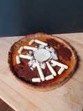 Spider pumpkin pie