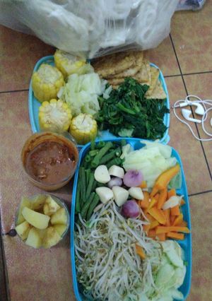 Foto resep Pecel sehat anak kost magicom