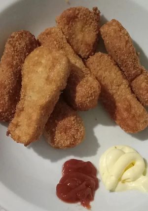 Una foto de Nuggets caseros