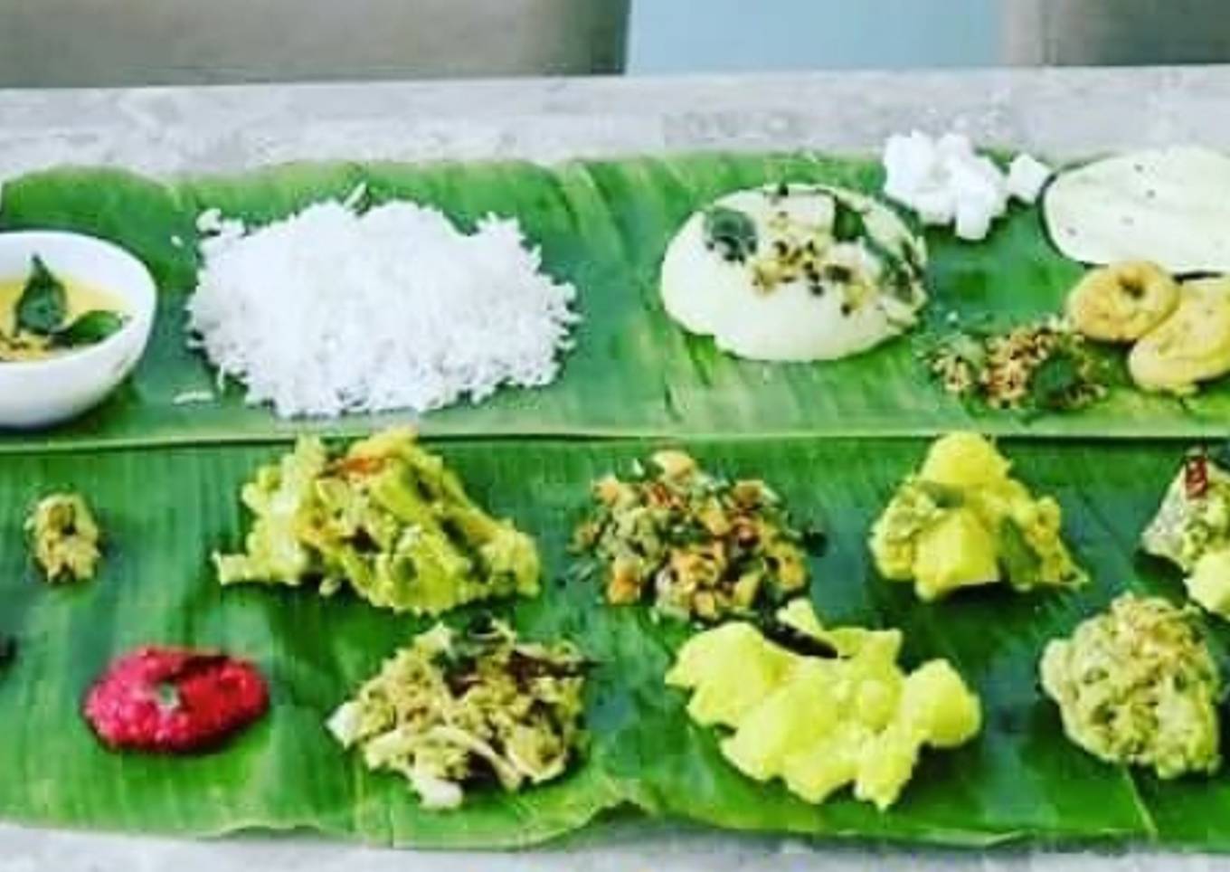 Onam Sadya Recipe (Aviyal,Sambhar,Thoran,Inji Puli& Khichdi etc)