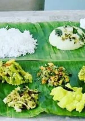 A picture of Onam Sadya Recipe (Aviyal,Sambhar,Thoran,Inji Puli& Khichdi etc).