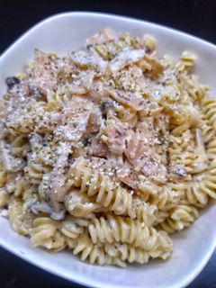 Foto resep Fusilli Carbonara
