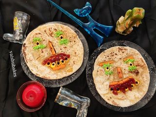 Halloween Paratha Monsters