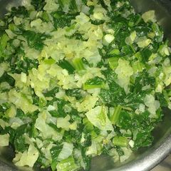 A picture of Muli ka saag.