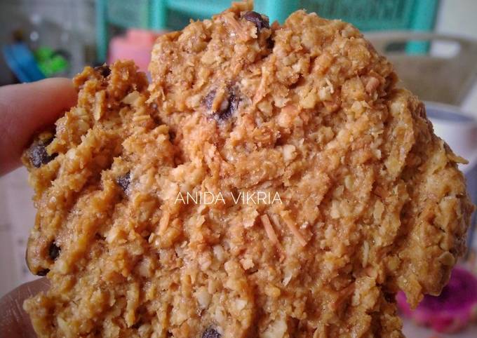 Cara Gampang Menyiapkan Oat Chocochips Cookies Anti Gagal