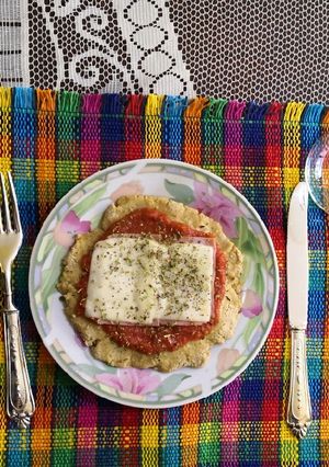 Una foto de Pizza de avena