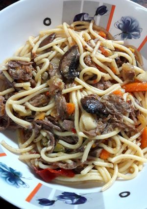 Una foto de Carne desmechada