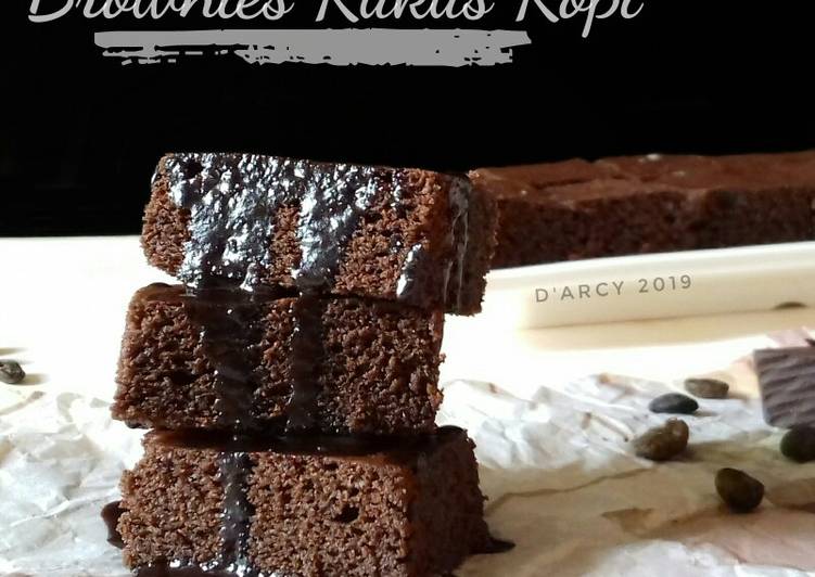 Resep 46 - Brownies Kukus Kopi yang mudah