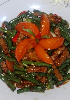 Foto resep Resep Tumis Tempe Kacang Panjang Kecap Simple