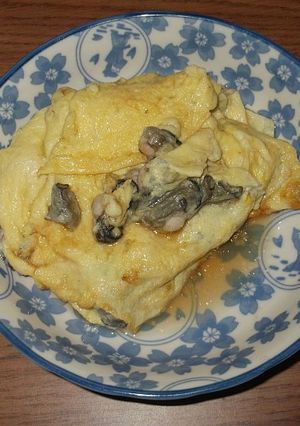 【料亭和露】和露蛋皮蚵仔煎 的食譜成品照片