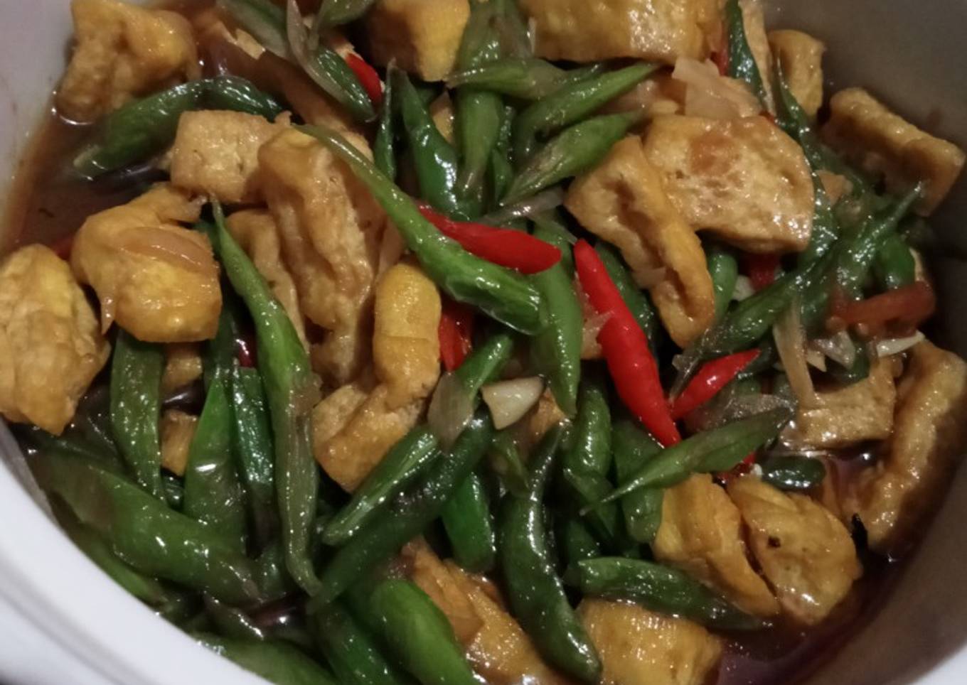 Buncis tahu kecap