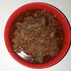 A picture of Onion stew.