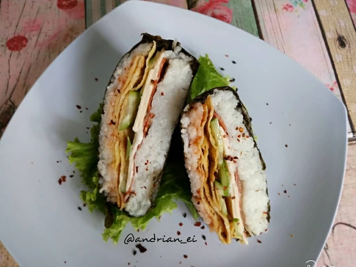 Cara Gampang Menyiapkan Resep  Onigirazu (Japanese Rice Sandwich) yang Menggugah Selera, Lezat