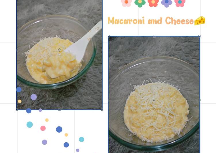 Langkah Mudah untuk Menyiapkan Macaroni and cheese🧀 yang Enak