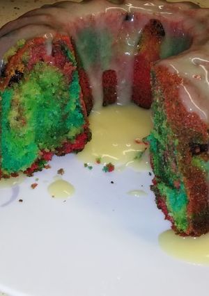 Citrusos 🌈 kuglóf fehércsoki öntettel recept fotója