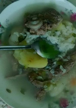 Una foto de Caldo blanco