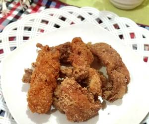 Ini Caranya 110 Kulit Ayam Krispi simple Maizena Yummy Mantul