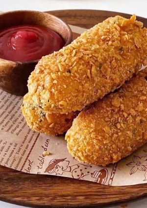 صورة لوصفة بطاطس لذيذة وسهلة بالموزاريلا 🍟💛