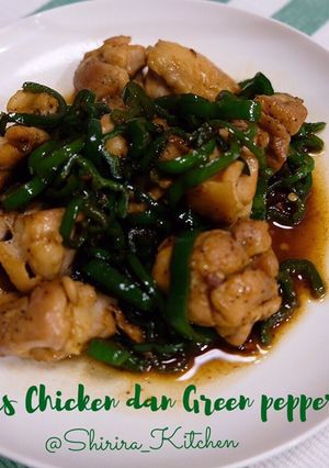 Foto resep Tumis Chicken dan Green pepper simple