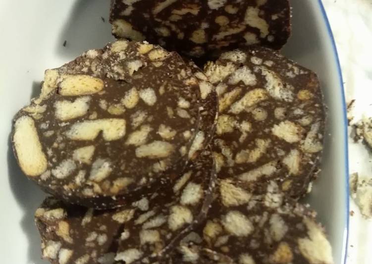 Salame di cioccolato veg