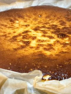 Una foto de Tarta de queso al horno superfácil
