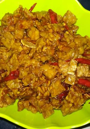Foto resep Orek tempe kering pedas manis
