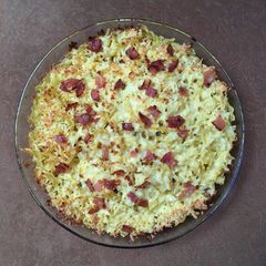 Southern Homemade Baked Macaroni & Cheese A picture of Southern Homemade Baked Macaroni & Cheese.