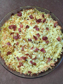 A picture of Southern Homemade Baked Macaroni & Cheese.