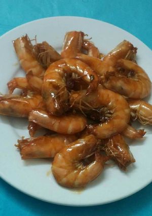 Hình của món Tôm rim.