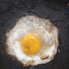 A picture of Sunny side up egg poach.